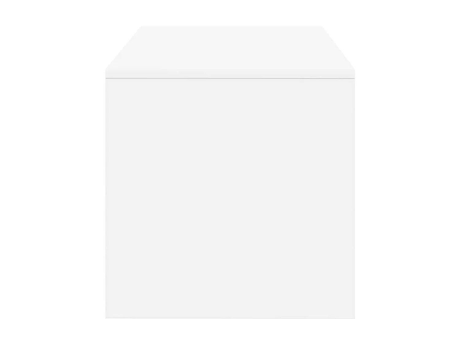 Mueble para TV madera contrachapada blanco 60x40x40 cm