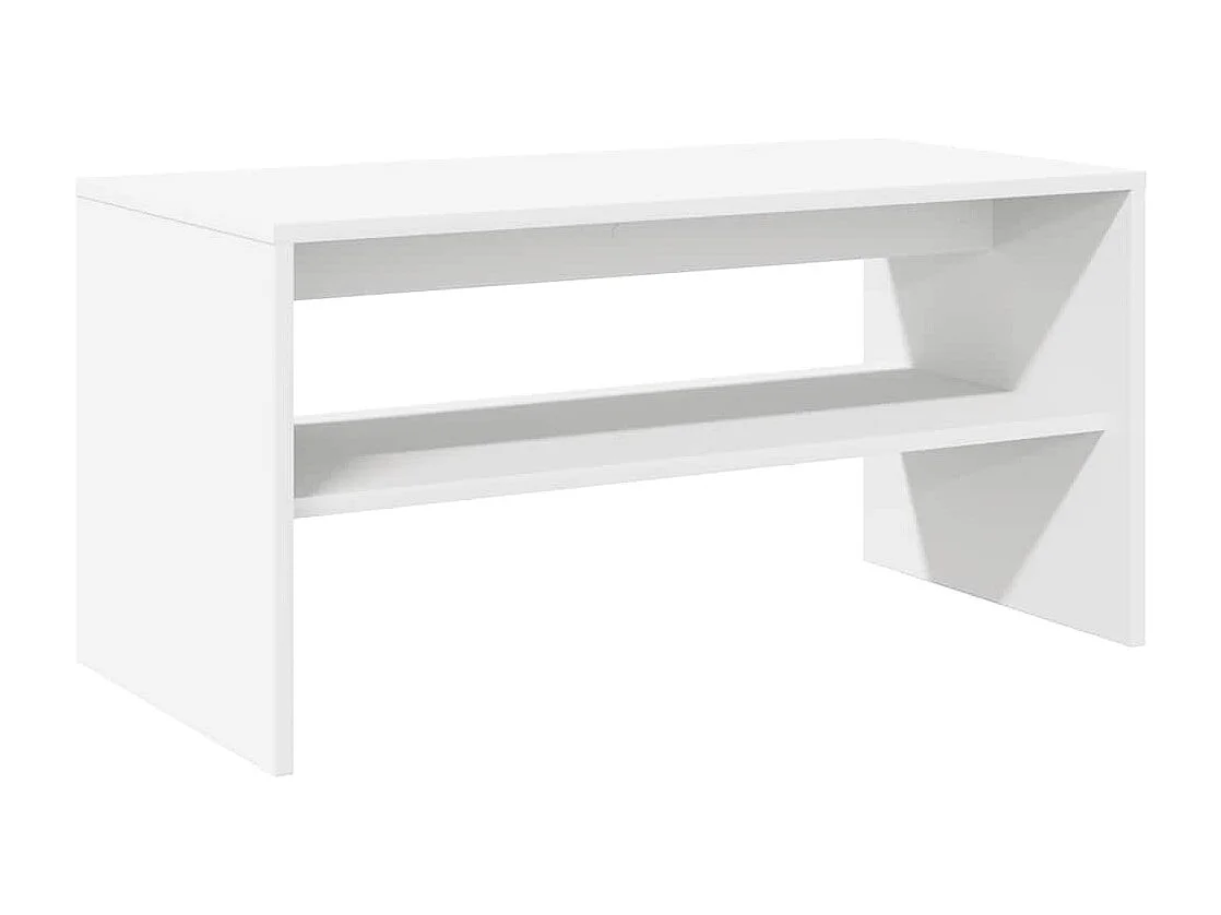 Mueble para TV madera contrachapada blanco 60x40x40 cm