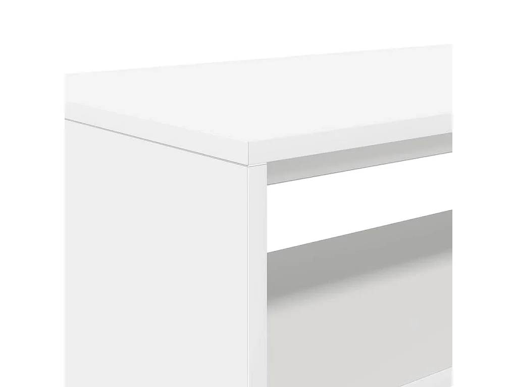 Mueble para TV madera contrachapada blanco 60x40x40 cm