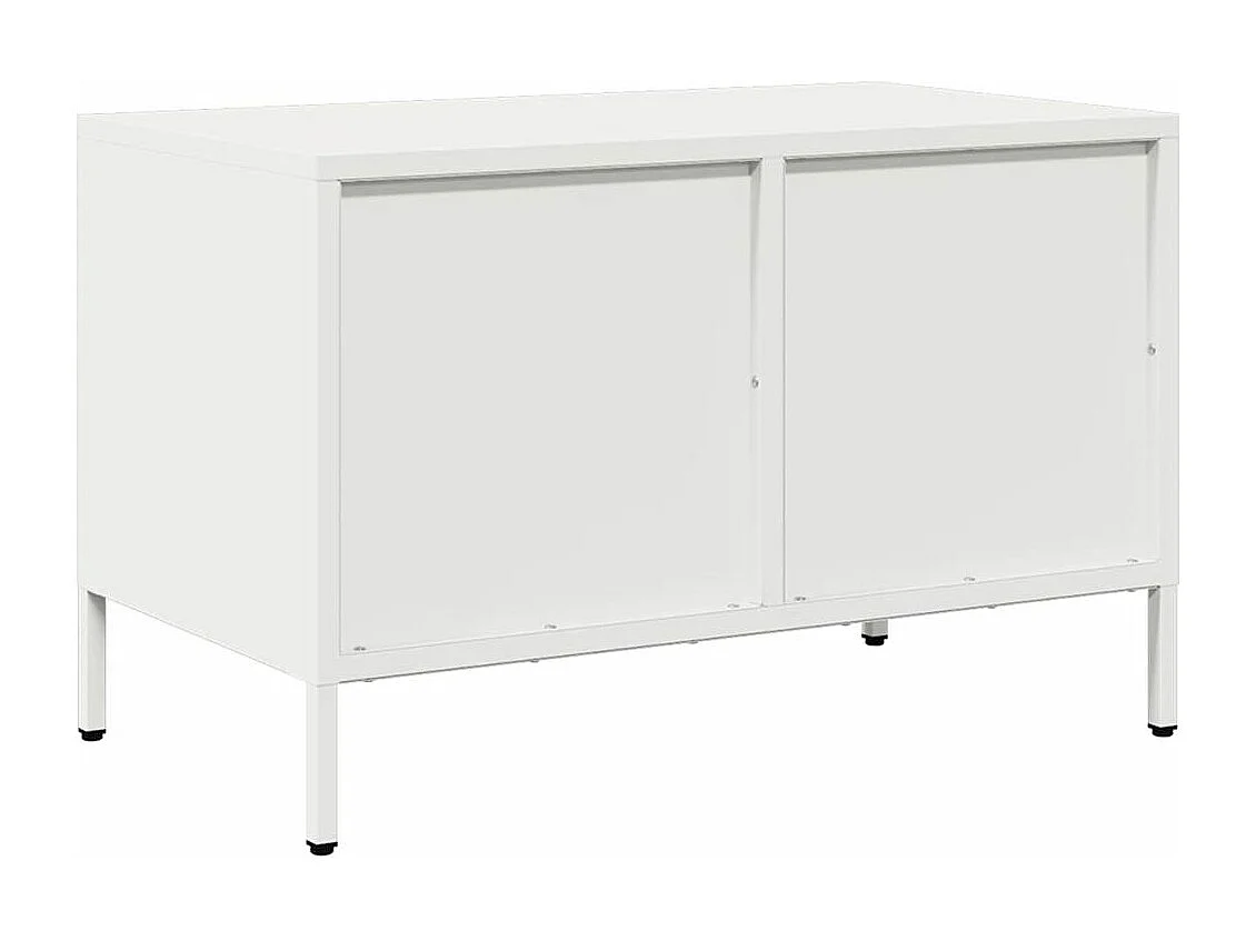 TV-Schrank Weiß 68x39x43,5 cm Kaltgewalzter Stahl