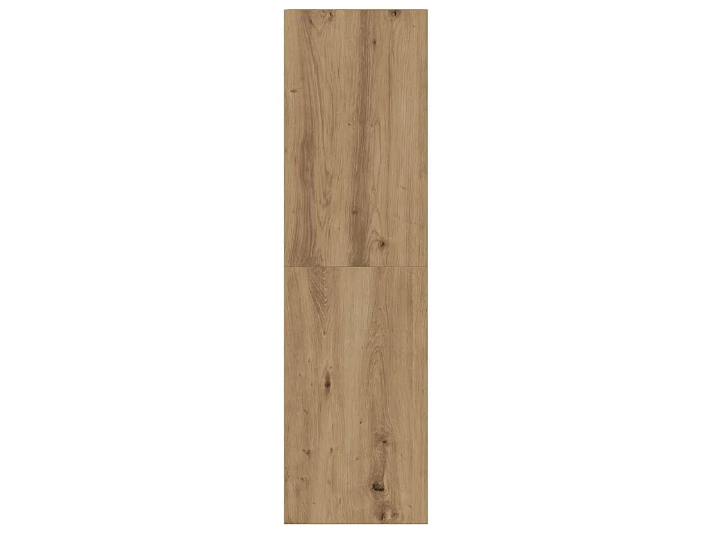 Meuble TV chêne artisanal 30,5x30x110 cm bois d'ingénierie