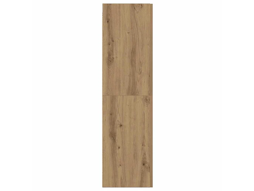 Meuble TV chêne artisanal 30,5x30x110 cm bois d'ingénierie