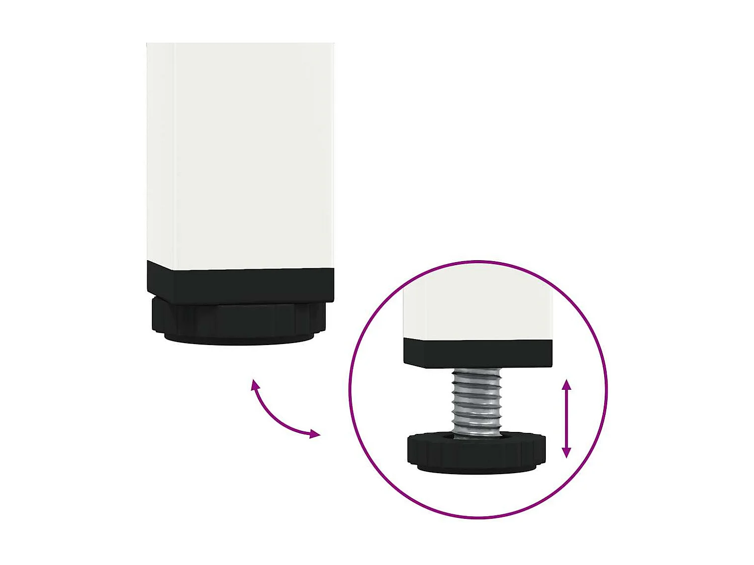 Meuble TV blanc 101,5x39x43,5 cm acier laminé à froid