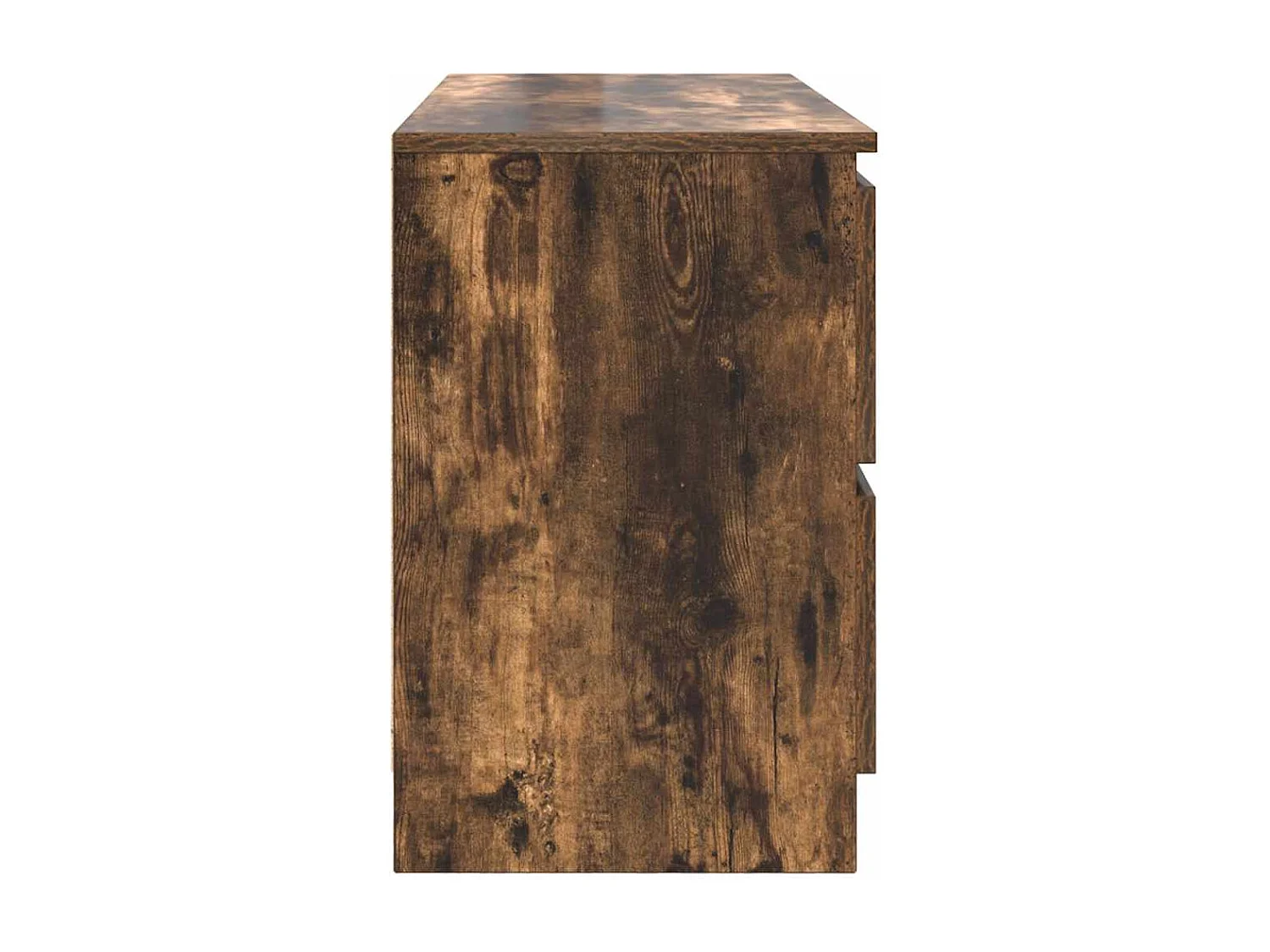 Tv-meubel 100x35x54 cm bewerkt hout gerookt eikenkleurig