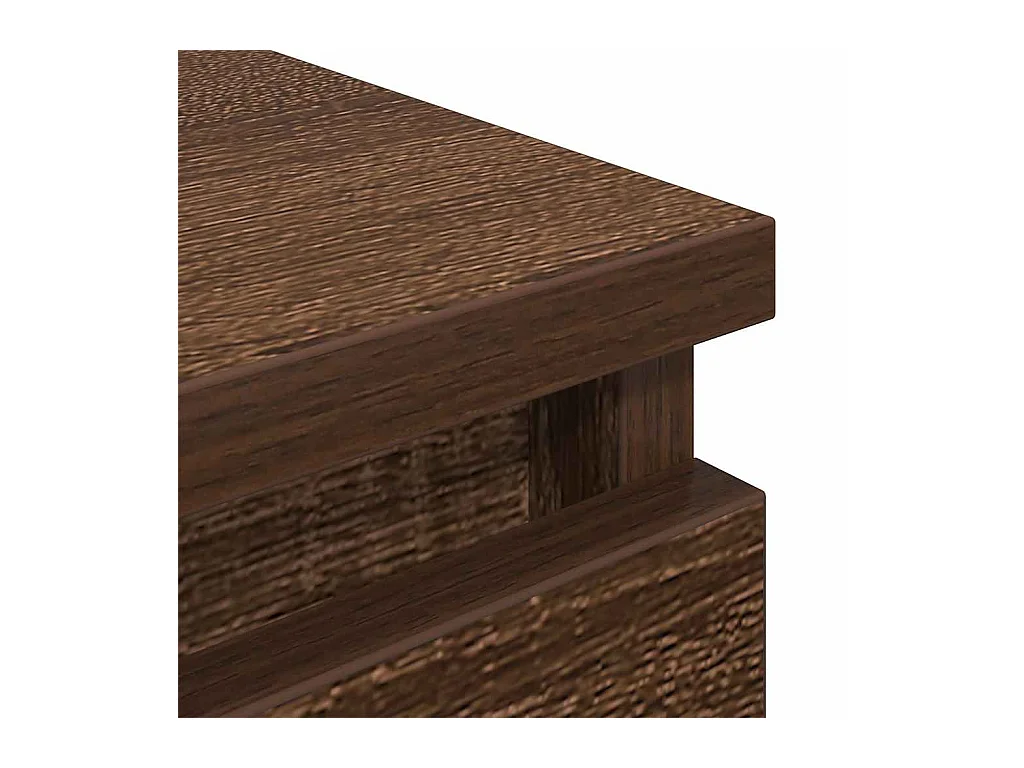 Tv-meubel 60x35x54 cm bewerkt hout bruin eikenkleur