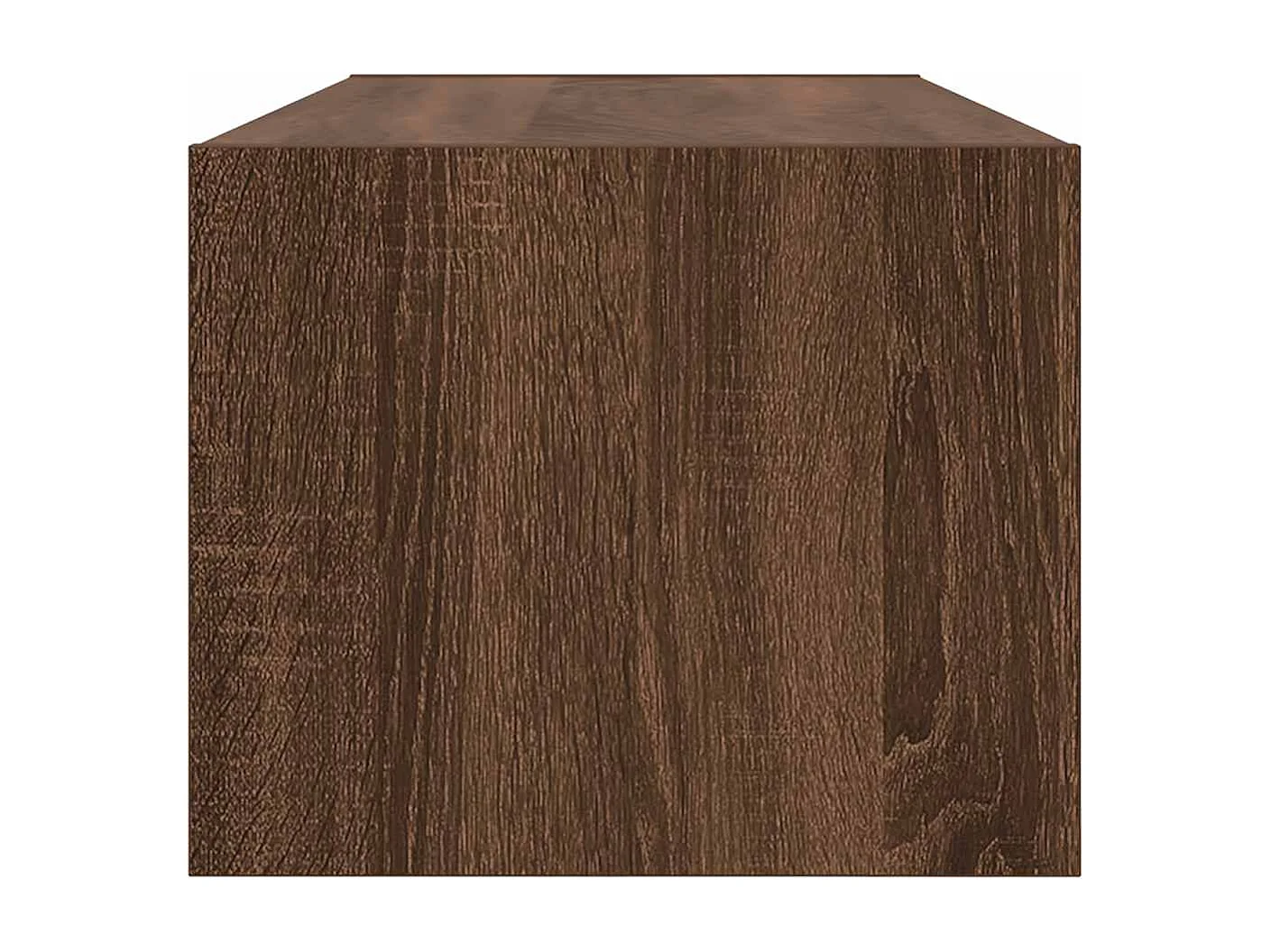 Meuble TV chêne marron 80x31x25,5 cm bois d'ingénierie