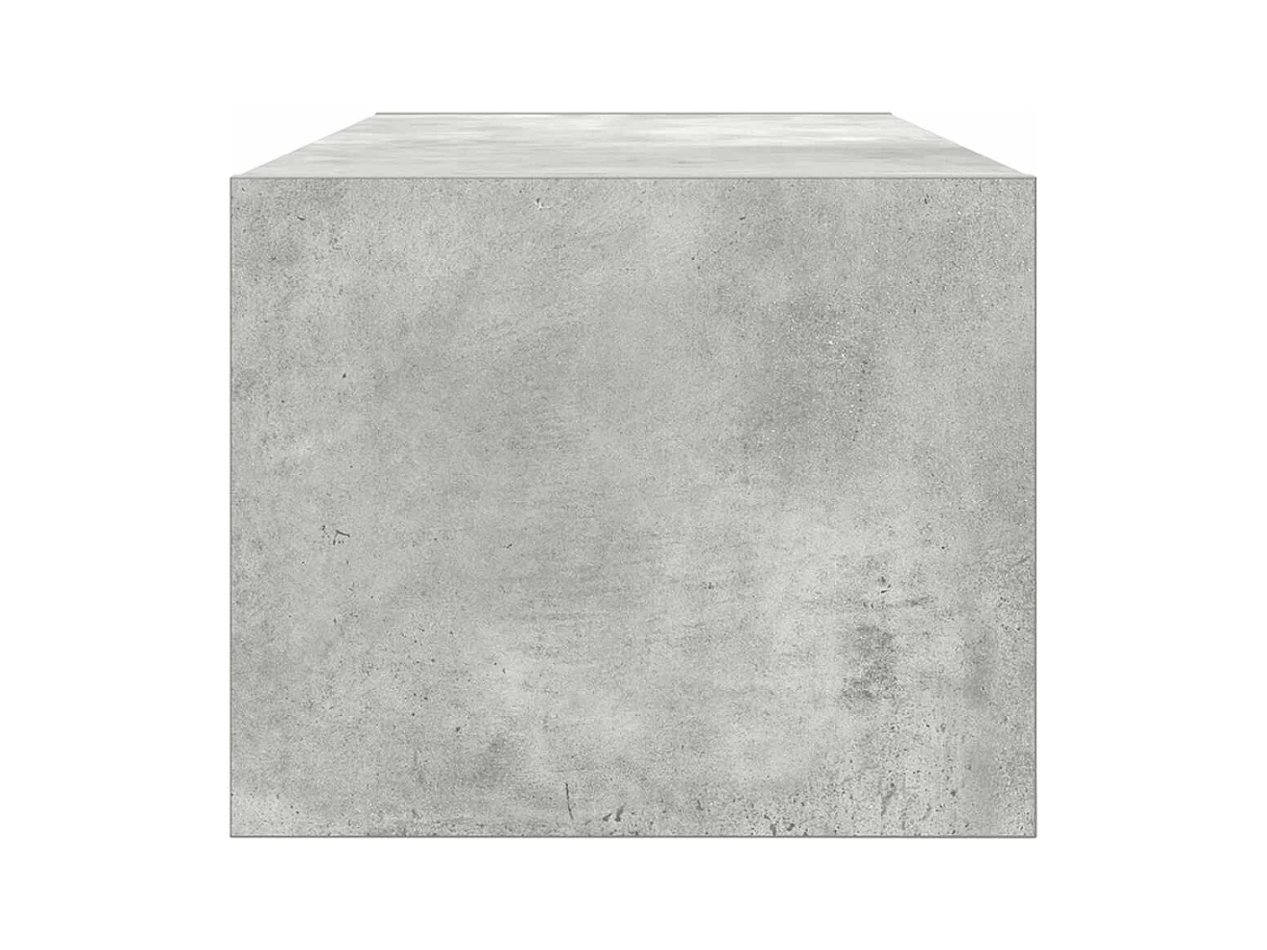 Meuble TV gris béton 80x31x25,5 cm bois d'ingénierie