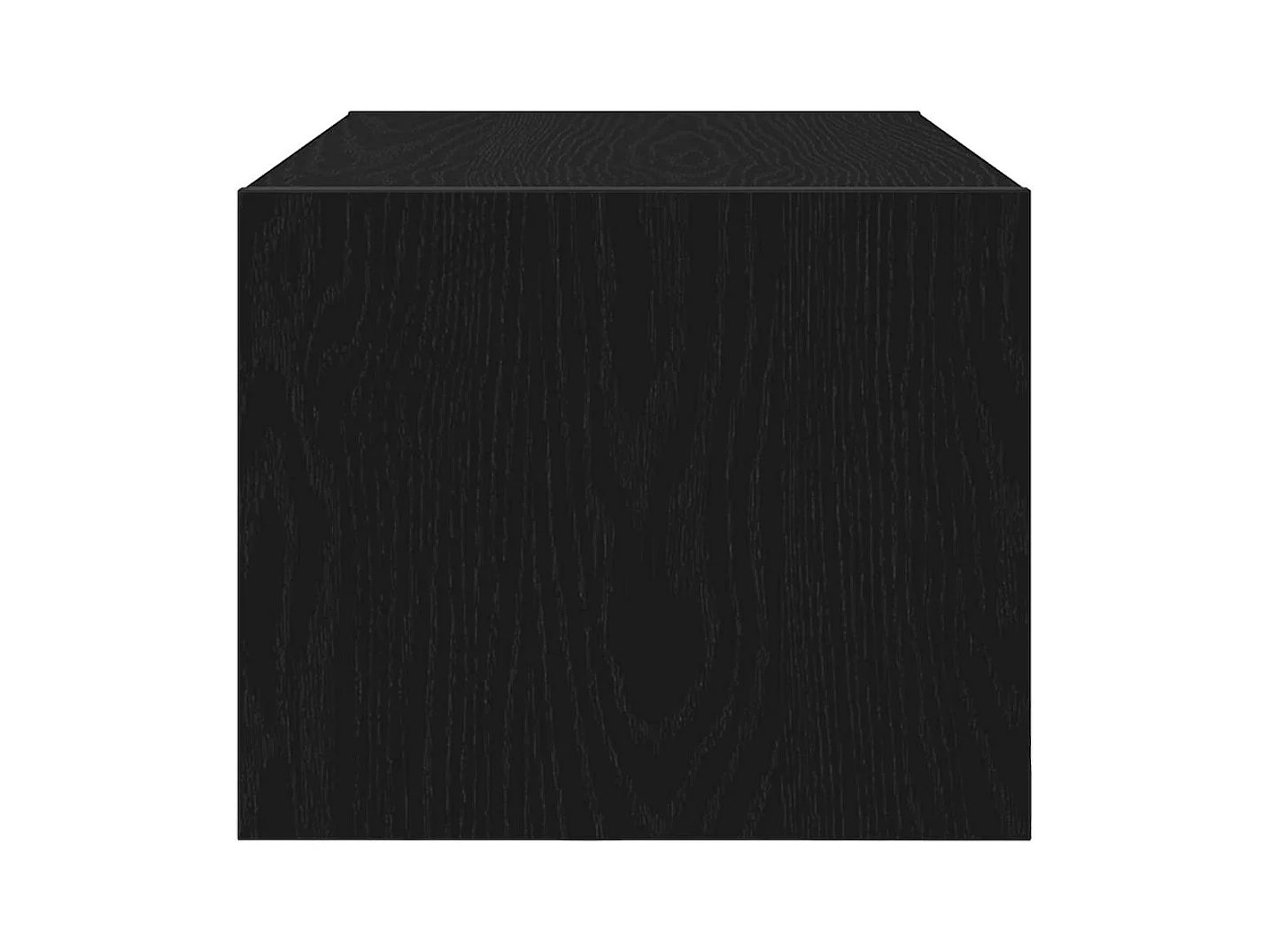 TV-Schränke 2 Stk. Schwarz Eichen-Optik 60x31x25,5 cm