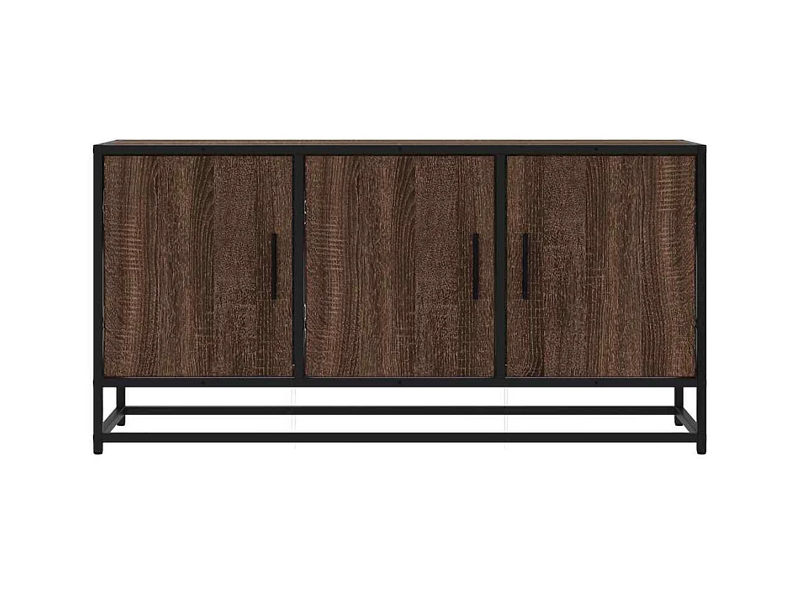 TV-Schrank Braun Eichen-Optik 100x35x50 cm Holzwerkstoff