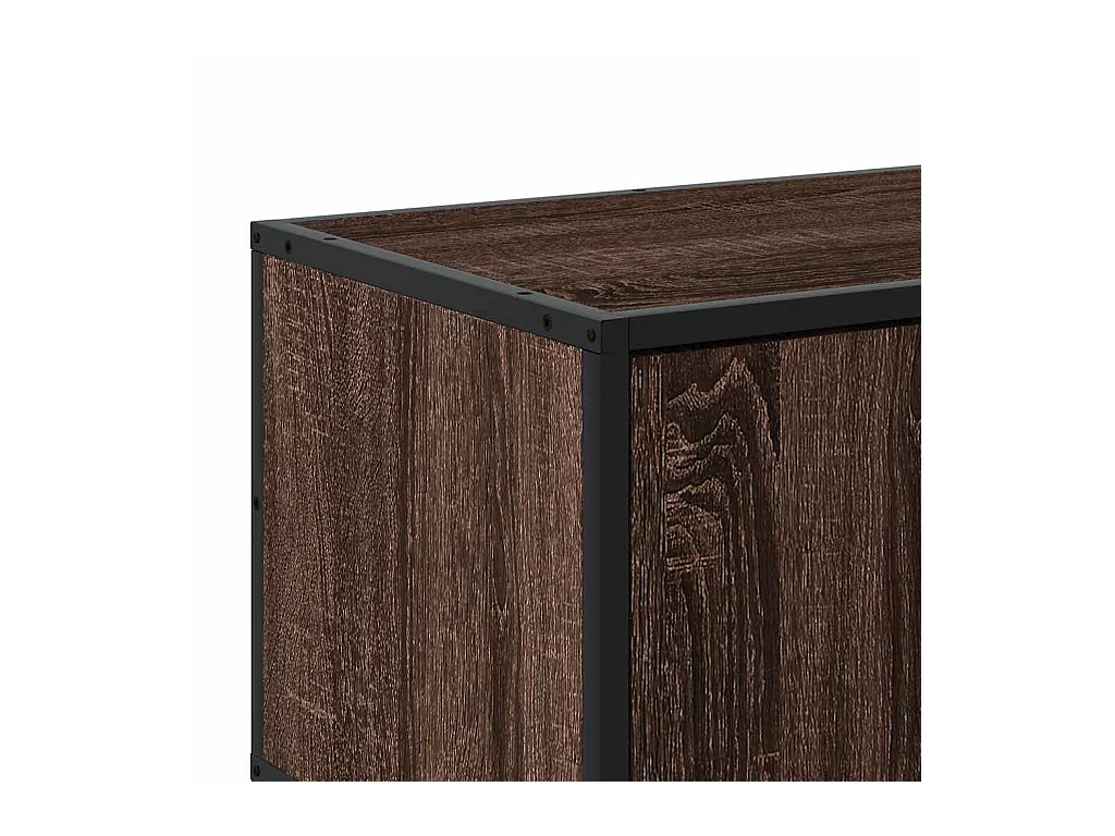 TV-Schrank Braun Eichen-Optik 100x35x50 cm Holzwerkstoff