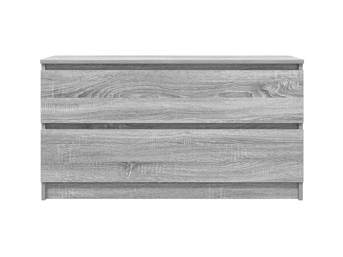 Meuble TV sonoma gris 100x35x54 cm bois d'ingénierie