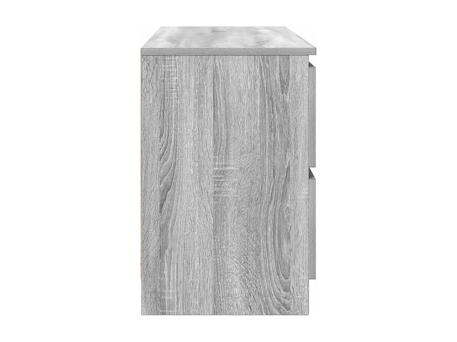 Meuble TV sonoma gris 100x35x54 cm bois d'ingénierie