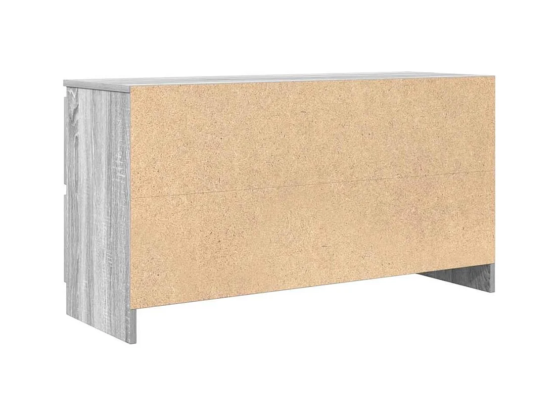 Meuble TV sonoma gris 100x35x54 cm bois d'ingénierie