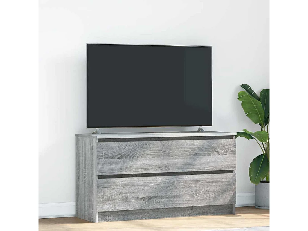 TV-Schrank Grau Sonoma 100x35x54 cm Holzwerkstoff