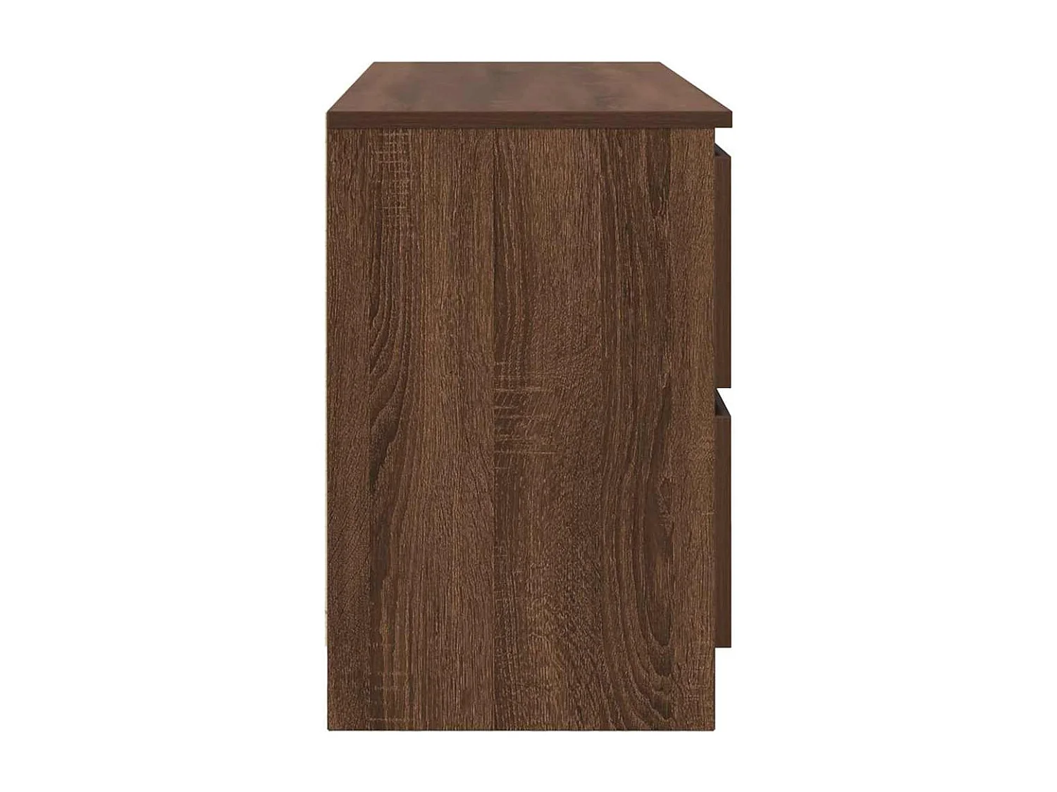 Tv-meubel 100x35x54 cm bewerkt hout bruin eikenkleur