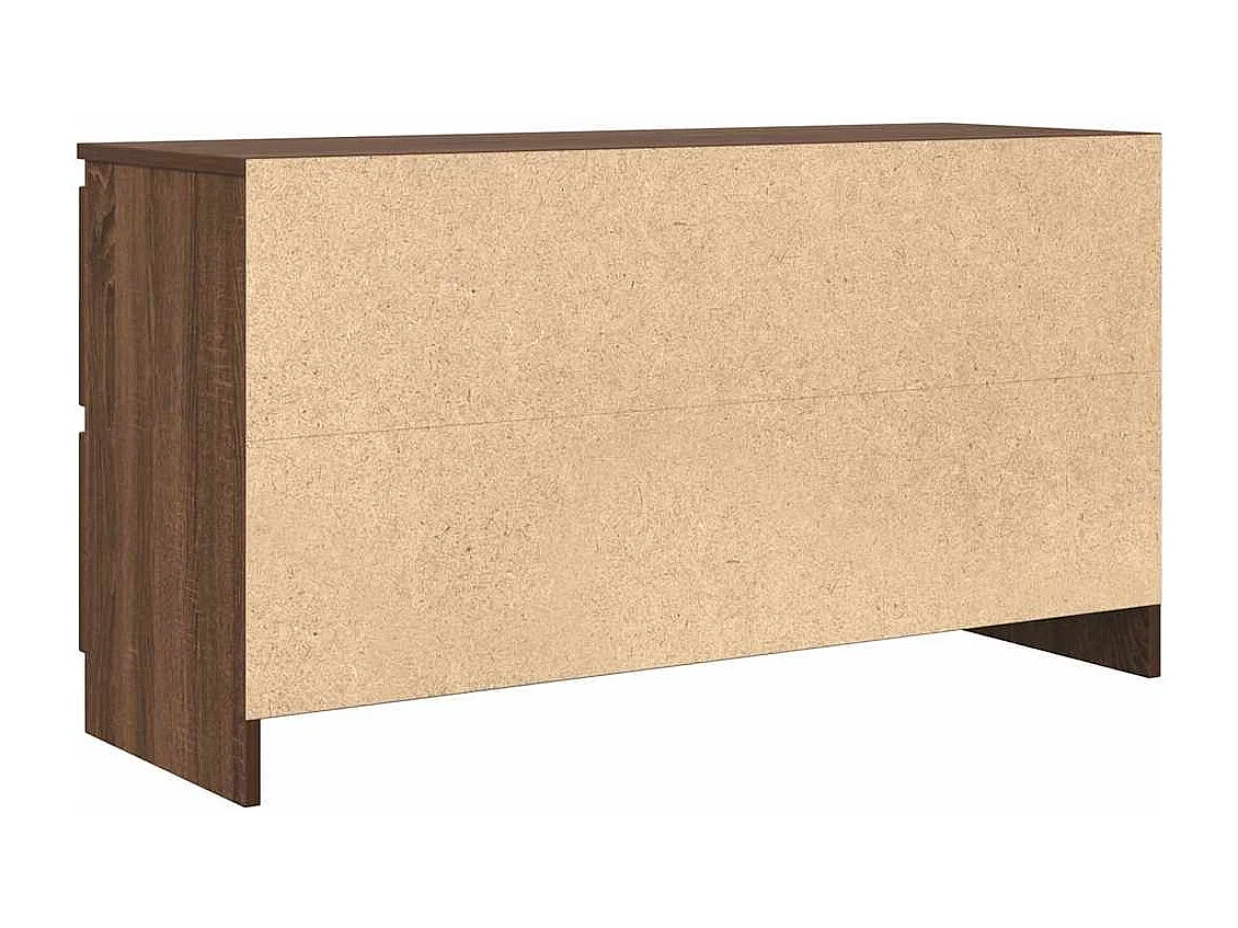 Tv-meubel 100x35x54 cm bewerkt hout bruin eikenkleur