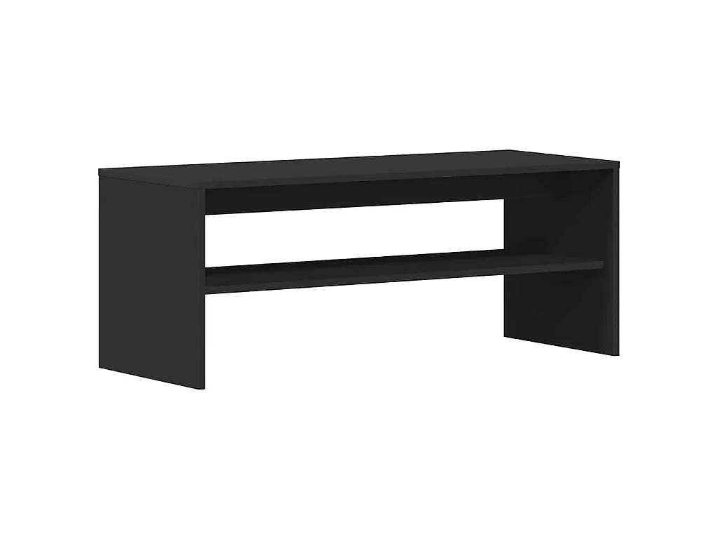 Meuble TV Noir 100 x 40 x 40 cm Aggloméré