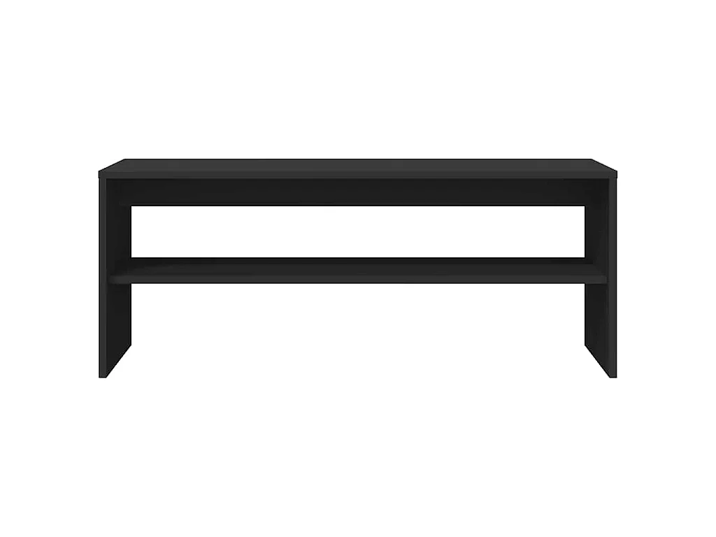 Meuble TV Noir 100 x 40 x 40 cm Aggloméré