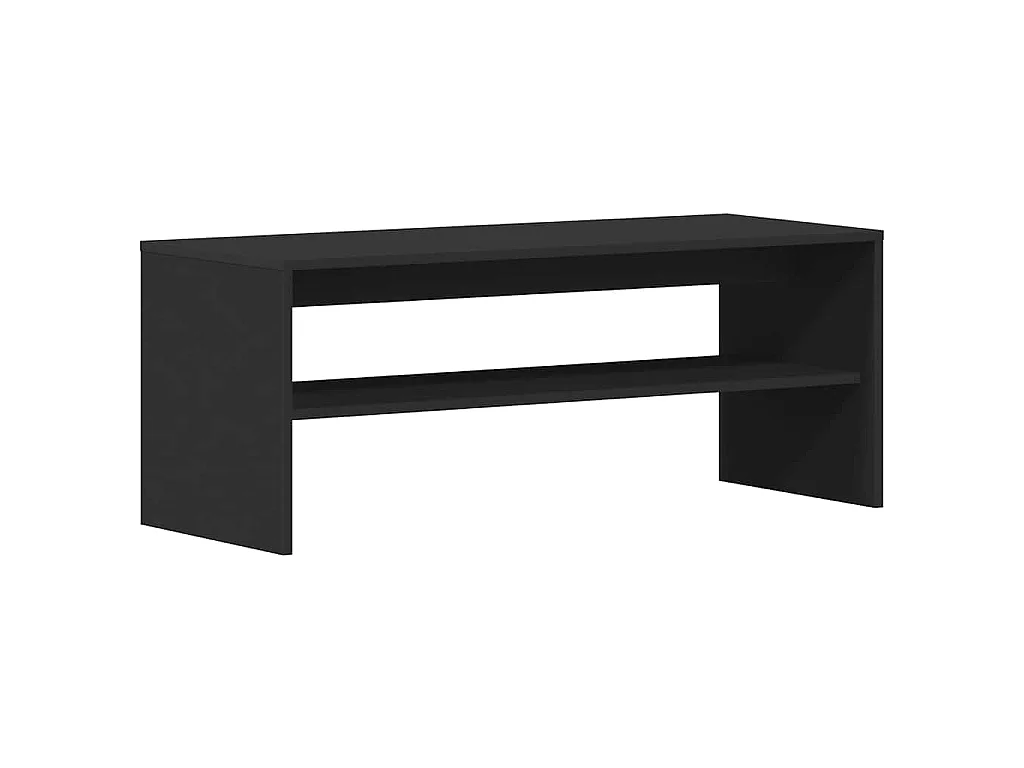 Meuble TV Noir 100 x 40 x 40 cm Aggloméré