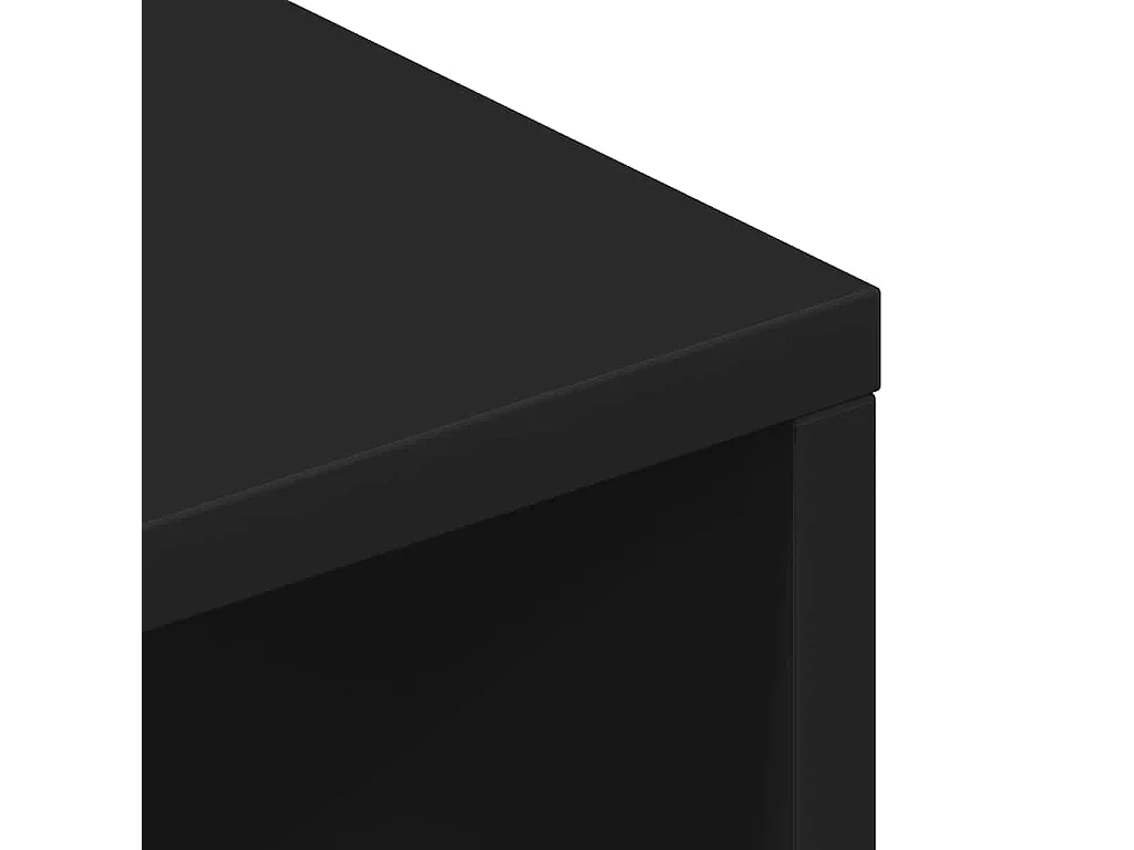 Meuble TV Noir 100 x 40 x 40 cm Aggloméré