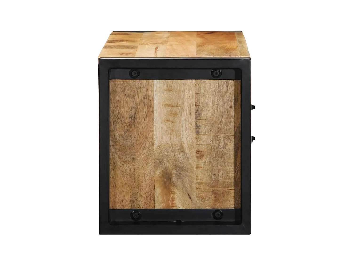 Tv-meubel 80x30x35 cm massief ruw mangohout