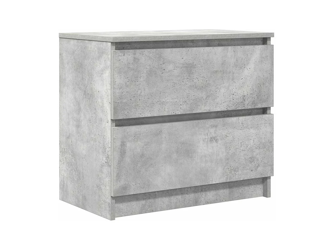 Meuble TV gris béton 60x35x54 cm bois d'ingénierie