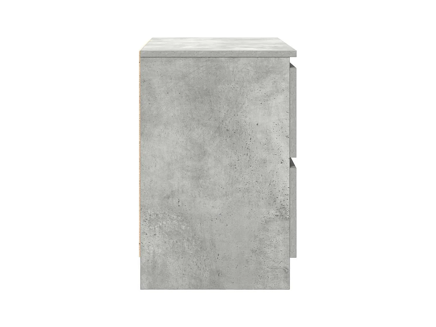 Meuble TV gris béton 60x35x54 cm bois d'ingénierie