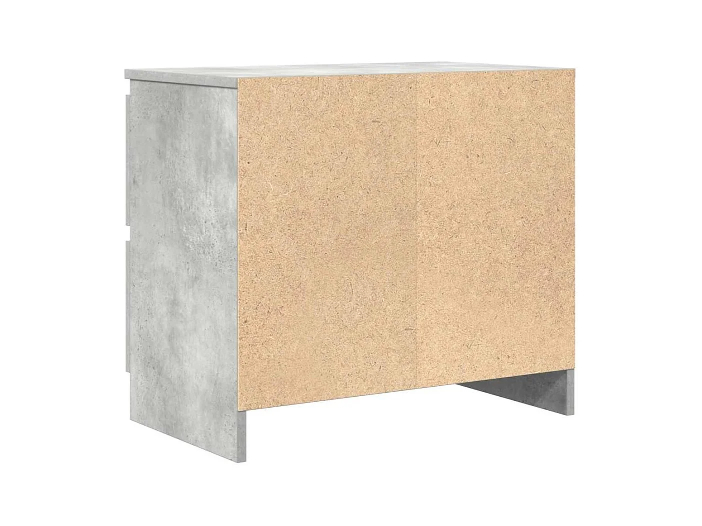 Meuble TV gris béton 60x35x54 cm bois d'ingénierie