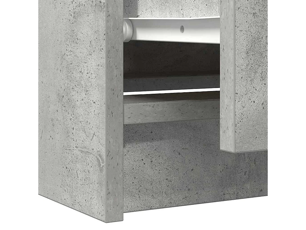 TV-Schrank Betongrau 60x35x54 cm Holzwerkstoff