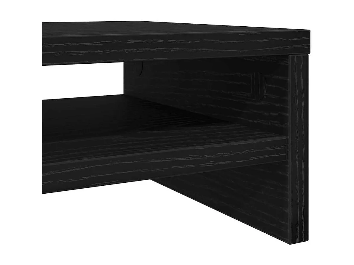 Monitorständer Schwarze Eiche 100 x 24 x 13 cm Holzwerkstoff