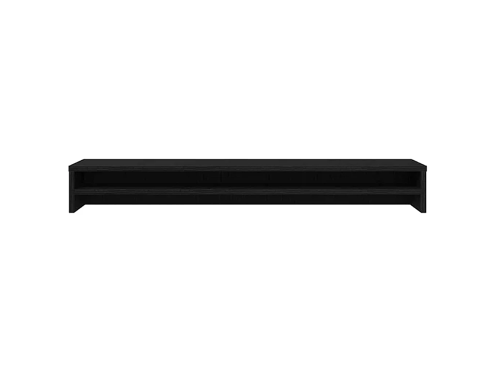 Support d'écran en chêne noir 100 x 24 x 13 cm Bois d'ingénierie