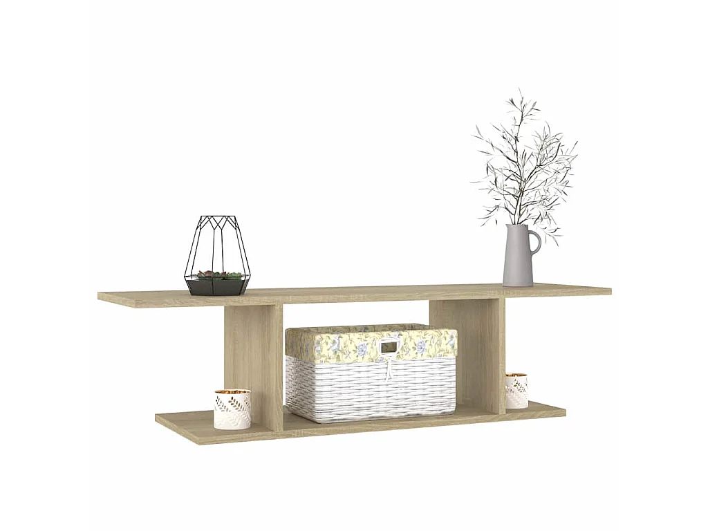 TV-Wandschrank Sonoma-Eiche 103x30x26,5 cm