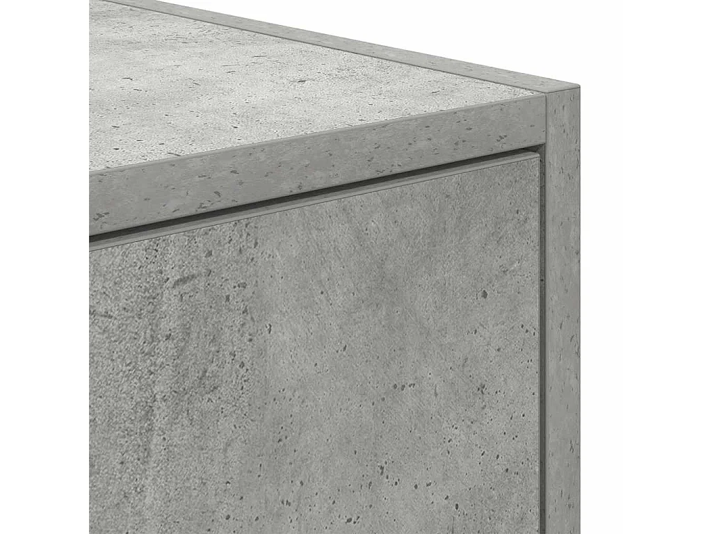 TV-Schrank Betongrau 60x31x25,5 cm Holzwerkstoff