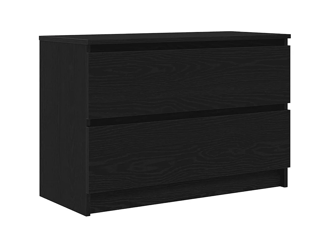 TV-Schrank Schwarz 80x35x54 cm Holzwerkstoff