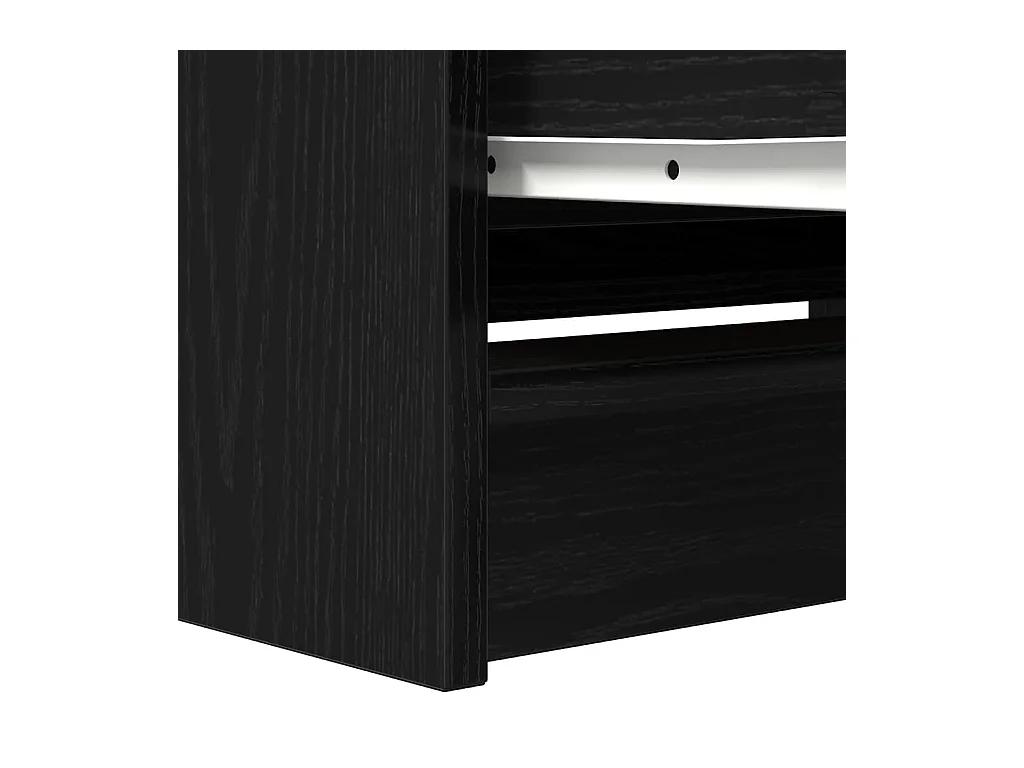 TV-Schrank Schwarz 80x35x54 cm Holzwerkstoff