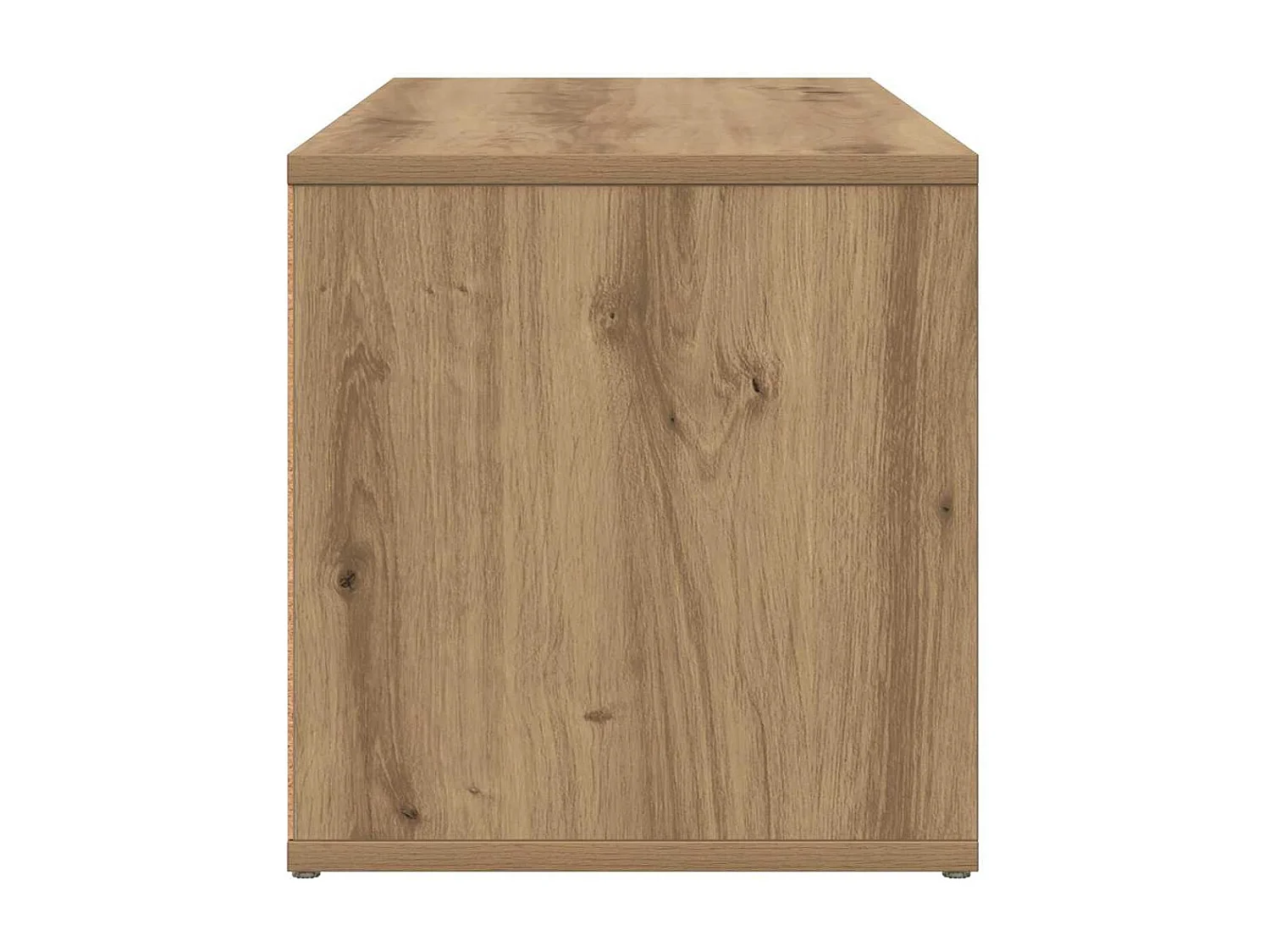 Mobile Porta TV Rovere Artigianale 80x34x35,5 cm Truciolato