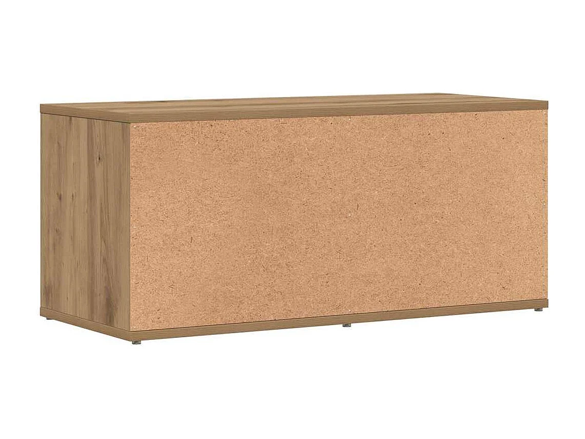 Mobile Porta TV Rovere Artigianale 80x34x35,5 cm Truciolato