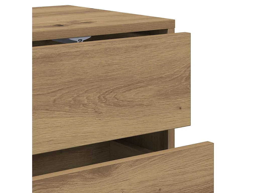 Mobile Porta TV Rovere Artigianale 80x34x35,5 cm Truciolato