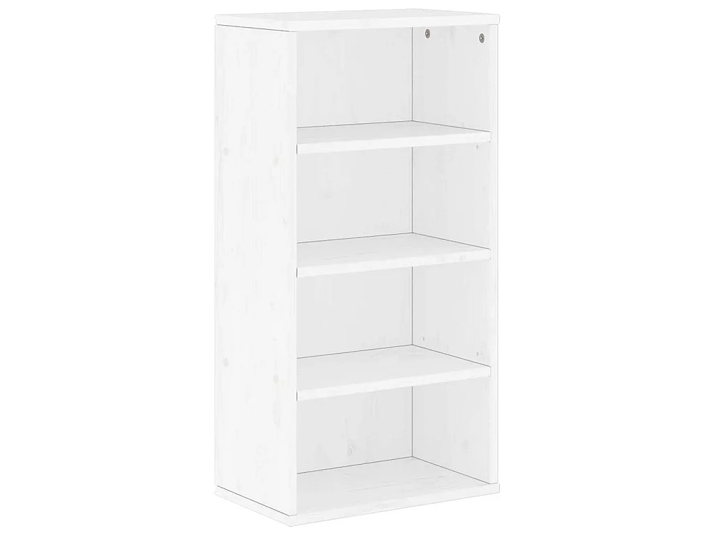 Meubles TV 5 pcs avec rangement ODDA blanc bois de pin massif