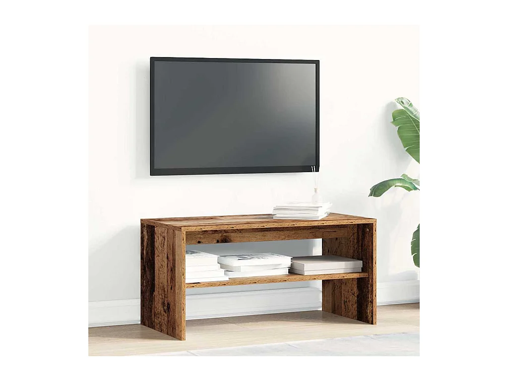 Móvel TV madeira antiga 80x40x40 cm madeira trabalhada