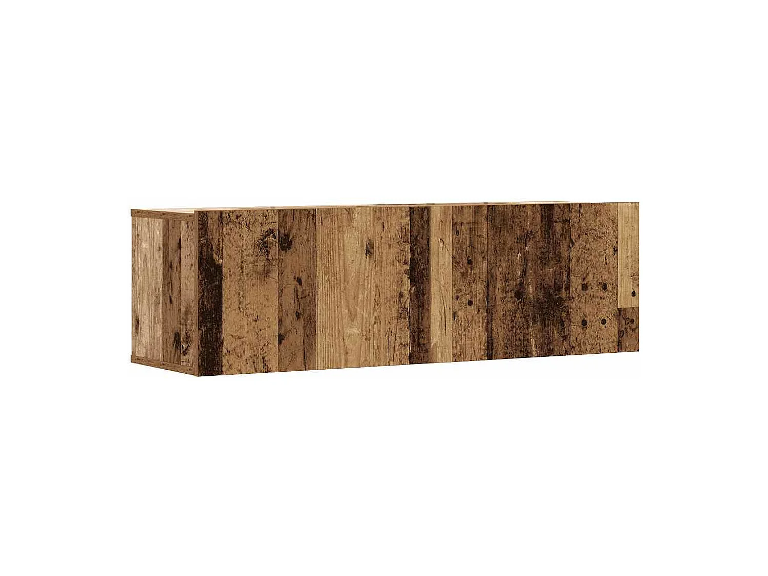 Ensemble de meuble TV mural 2 pcs vieux bois bois d'ingénierie