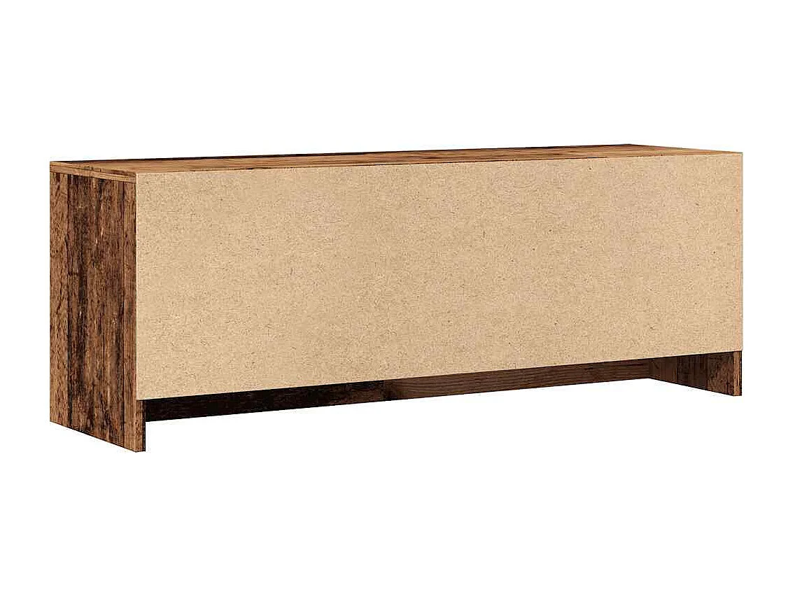 Meuble TV vieux bois 102x30x37,5 cm bois d'ingénierie