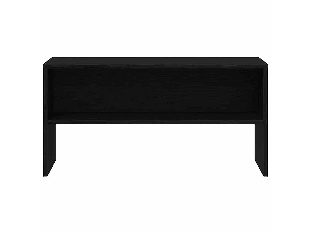 Meuble TV chêne noir 80x40x40 cm bois d'ingénierie