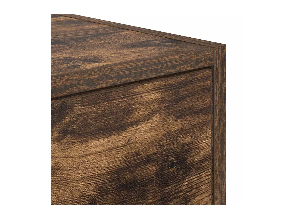 TV-meubel 60x31x25,5 cm bewerkt hout gerookt eikenkleurig