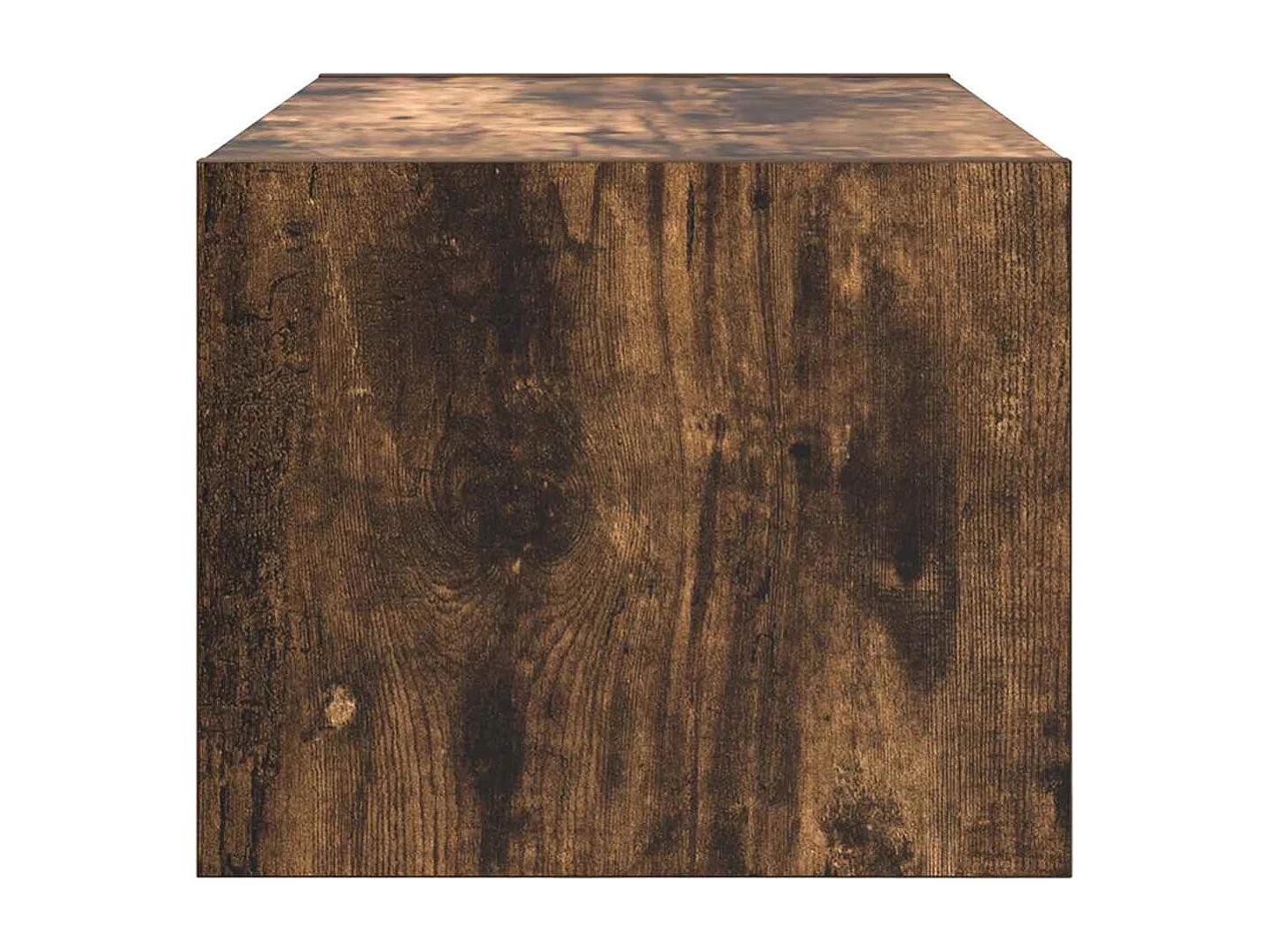 Meuble TV chêne fumé 60x31x25,5 cm bois d'ingénierie