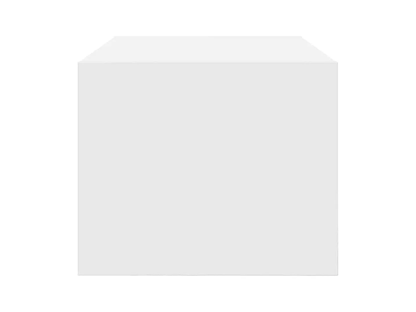 Meuble TV blanc 60x31x25,5 cm bois d'ingénierie