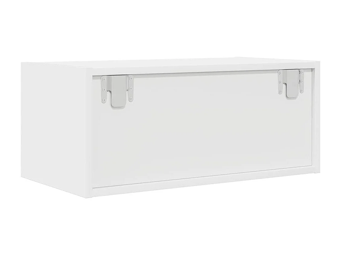 Mueble de TV de madera de ingeniería blanco 60x31x25,5 cm