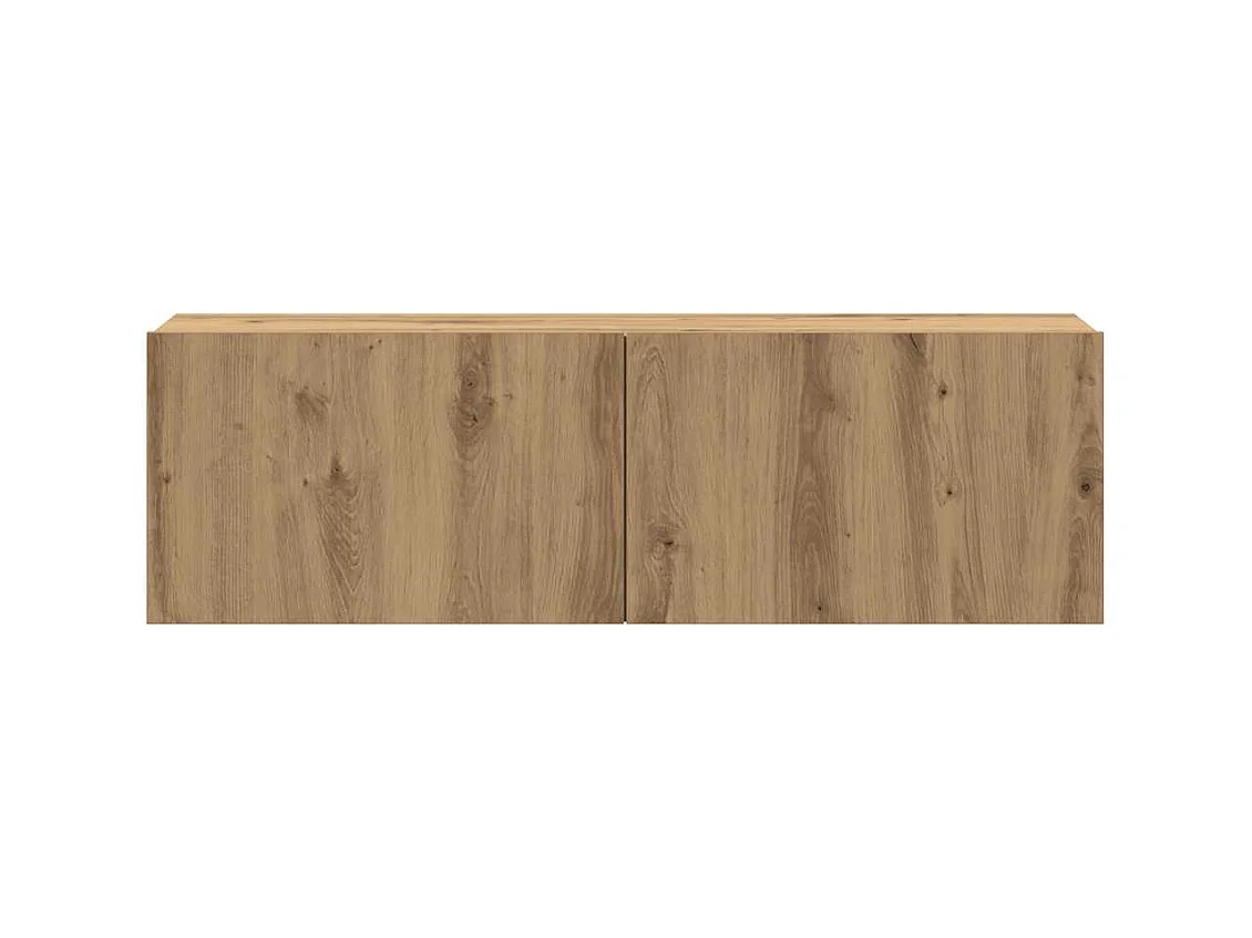 Ensemble de meuble TV mural 7 pcs chêne artisanal