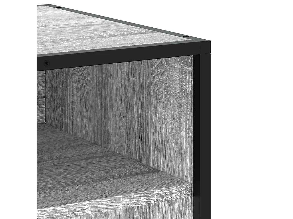 Tv-meubel 180,5x40x46 cm bewerkt hout grijs sonoma eikenkleurig