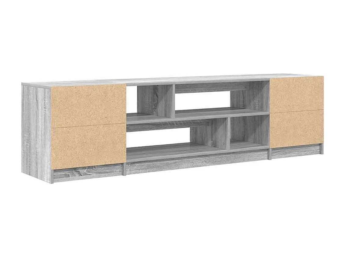 TV-Schrank Grau Sonoma 188,5x41x50 cm Holzwerkstoff